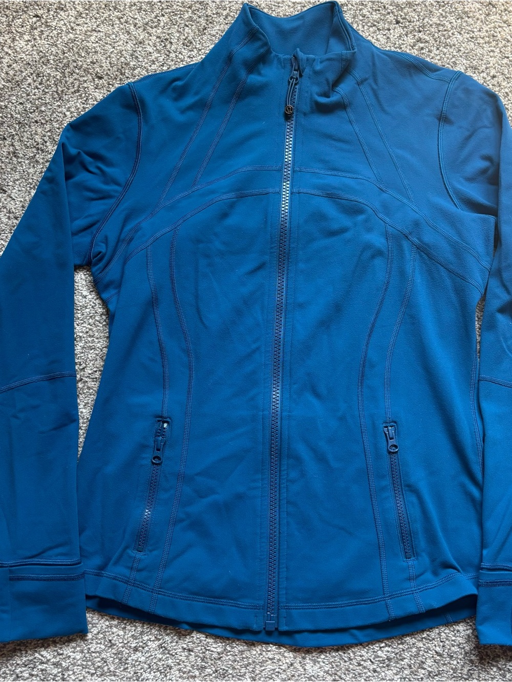 lululemon athletica Teal Full-Zip Utility Jacket